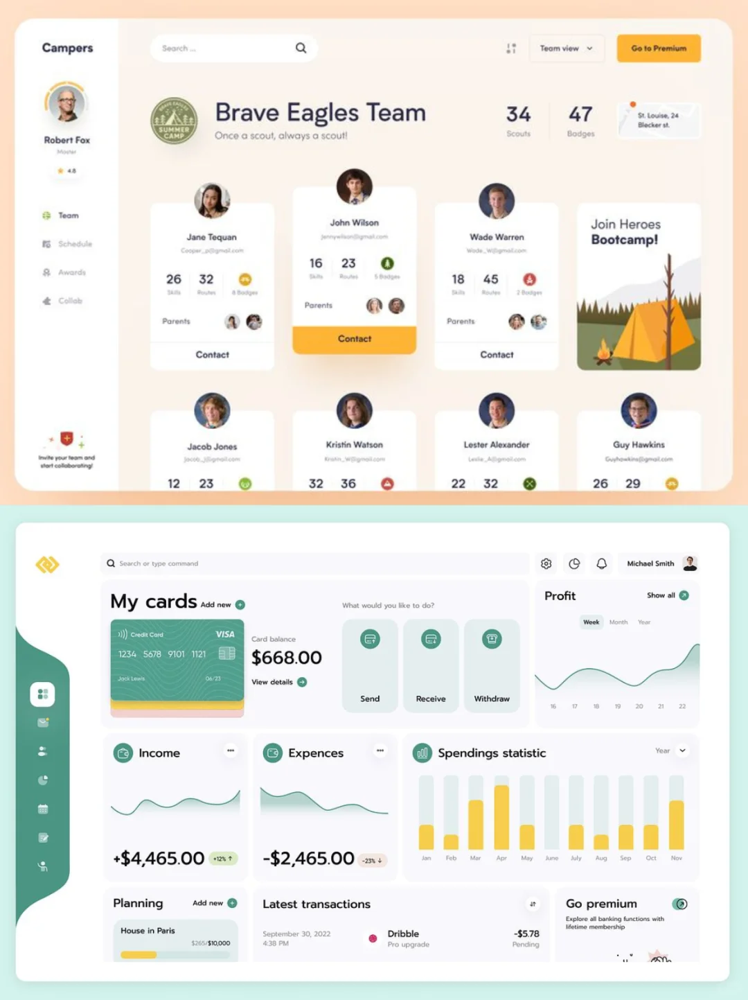 Dashboard 设计灵感 | 让你的数据会说话