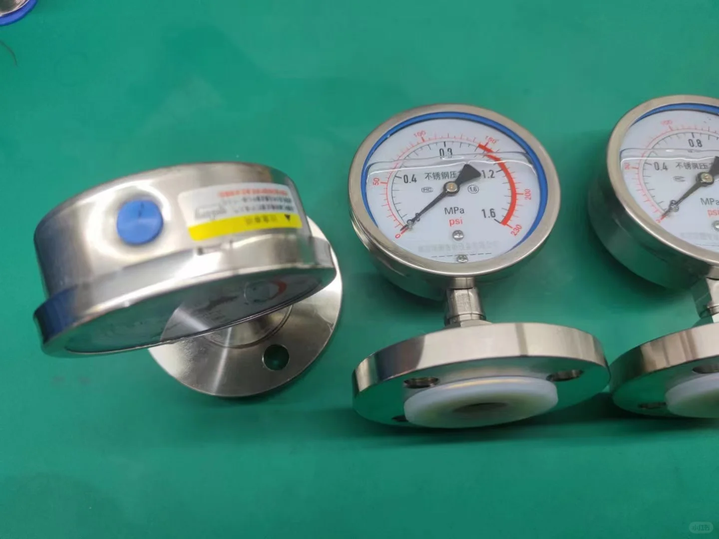 隔膜螺纹，隔膜法兰防腐压力表