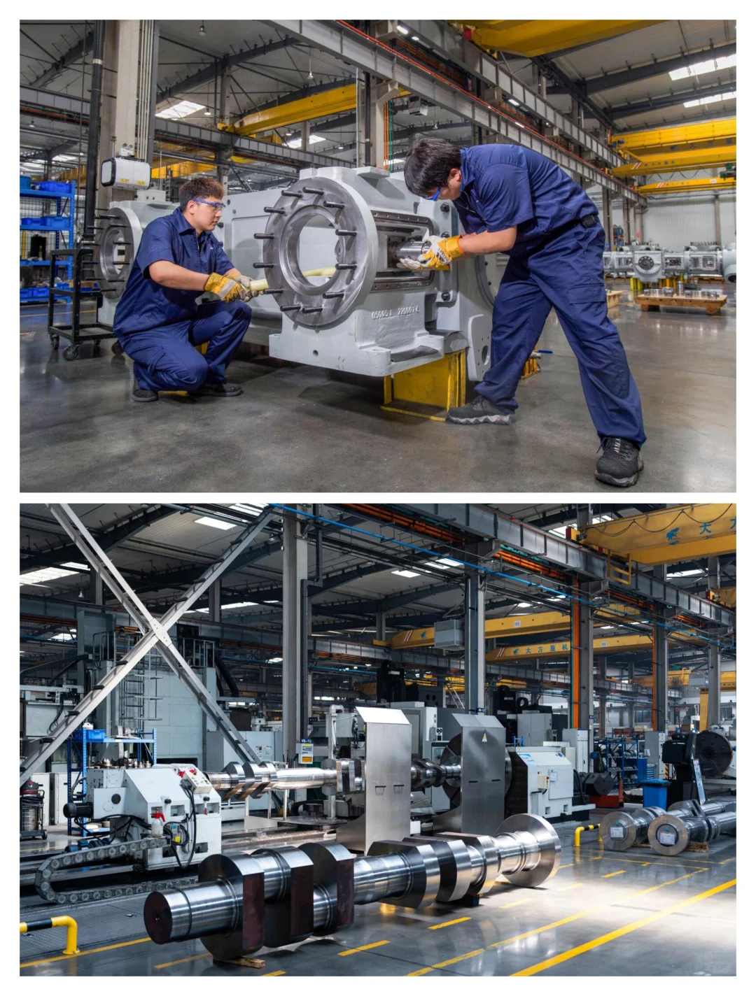 装备制造工厂园区拍摄