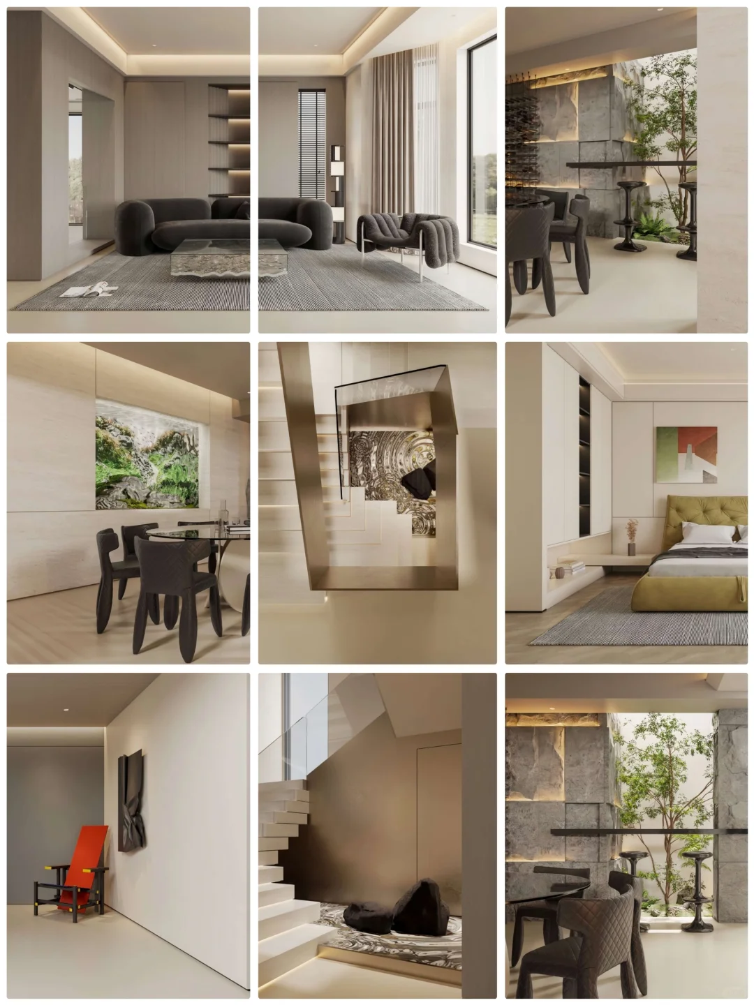 九宫格系列｜充满松弛感的居家空间?