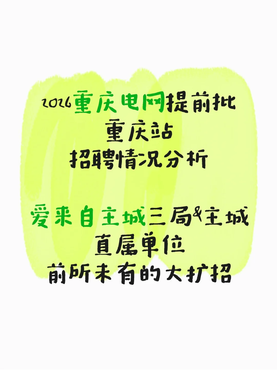 2026重庆电网提前批招聘情况分析