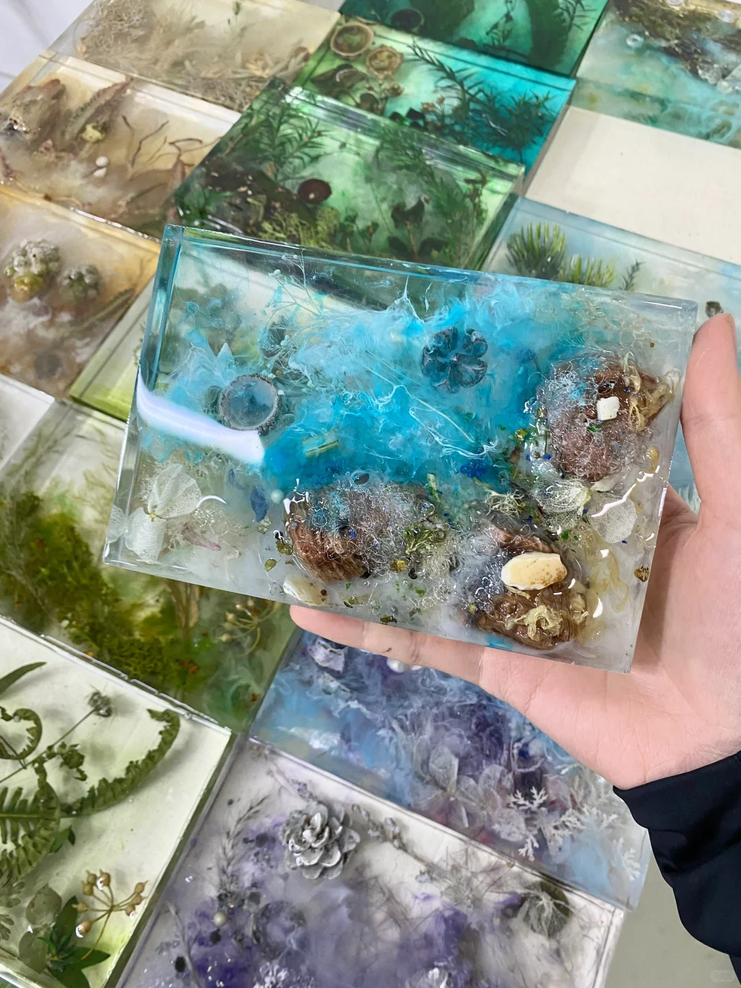 树脂手作｜收藏一块地质眼泪