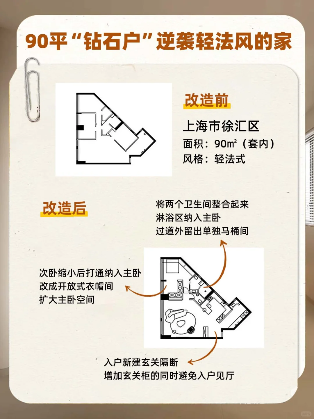 曝光‼️这个上海女设计改旧房有一套‼️