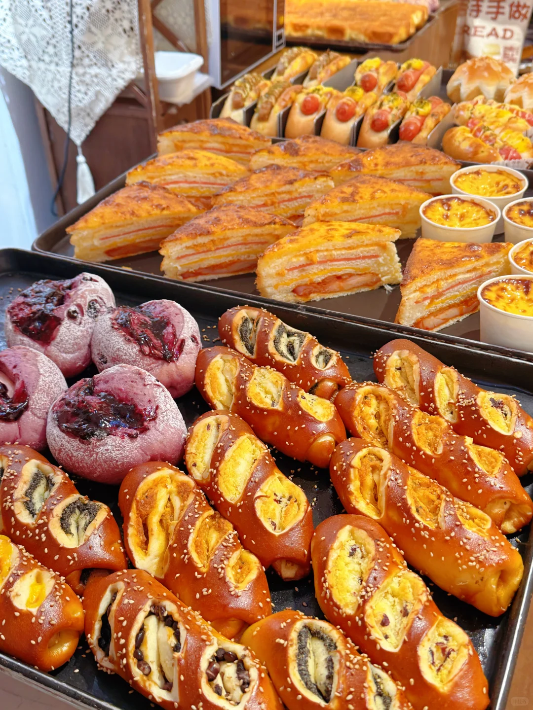 超级治愈的现烤面包