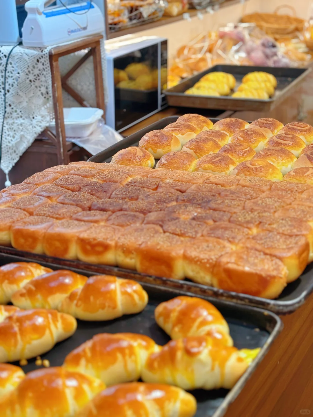 超级治愈的现烤面包