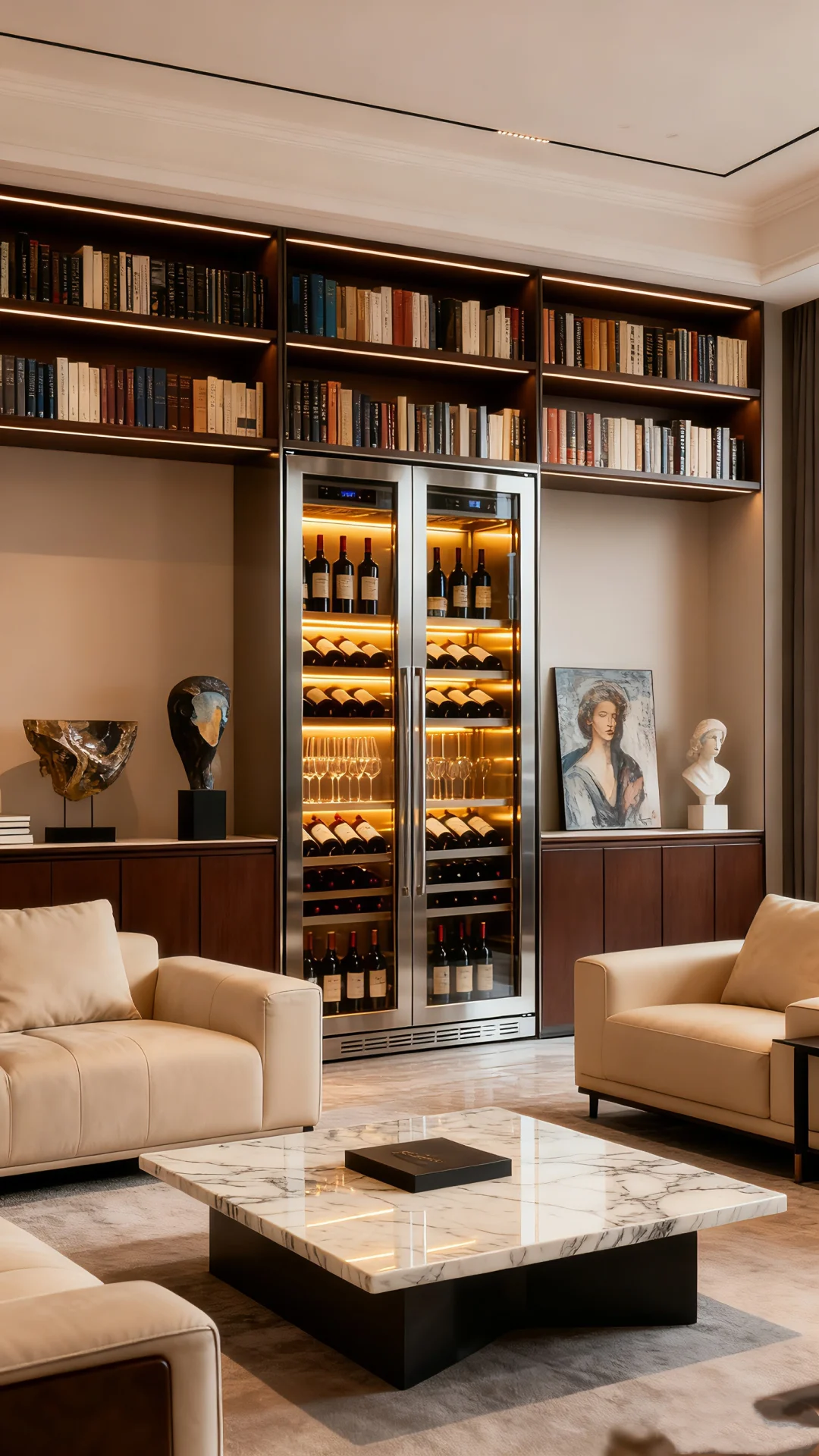 充满设计感的酒柜让居家空间提升生活品质