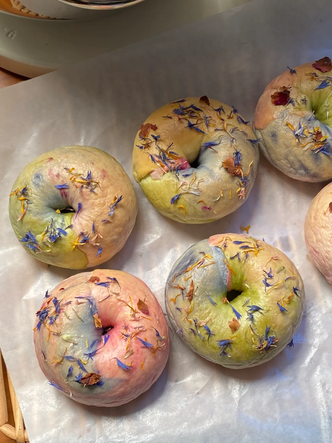 用高比克007画境厨师机做了莫奈花园贝果～