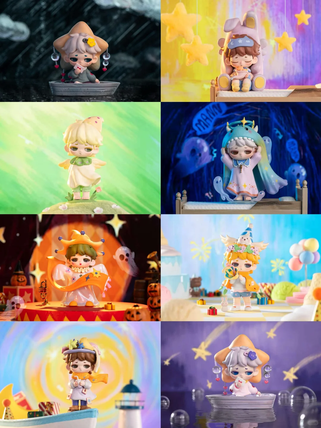 情绪ip 小满初代盲盒 大家会喜欢彩绘风吗？