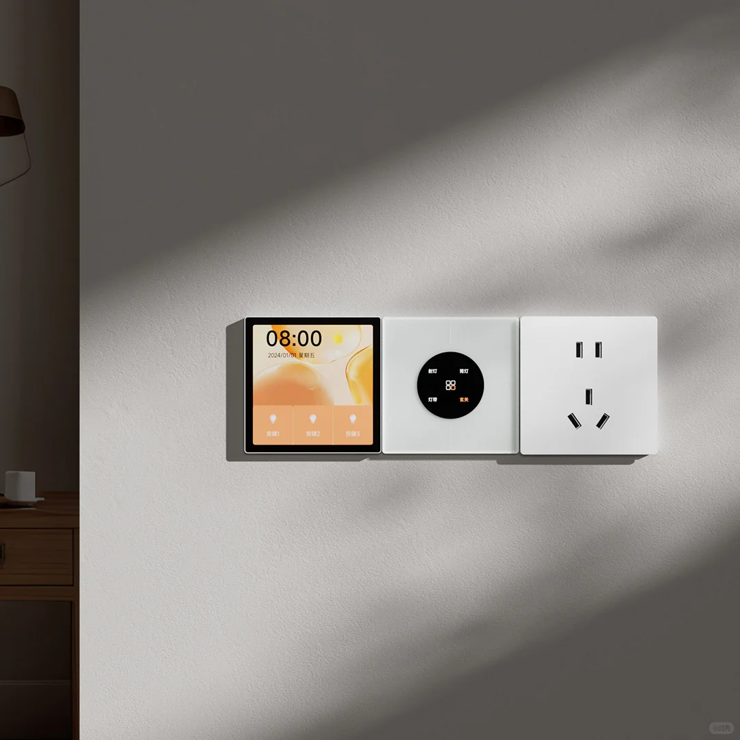 ?平头熊 AKUltra 四开臻铂智能开关