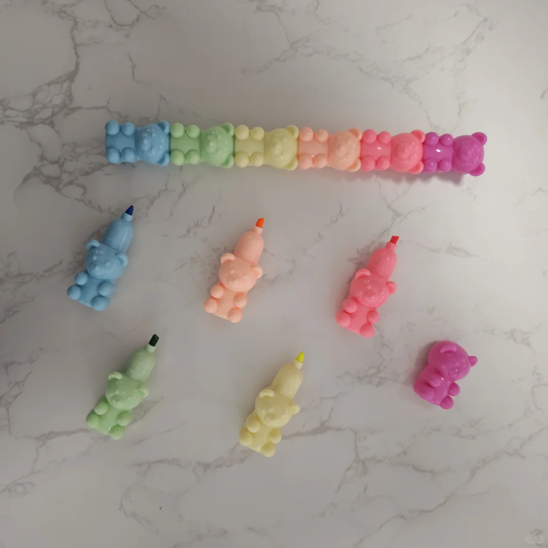 小熊彩绘荧光笔?✨