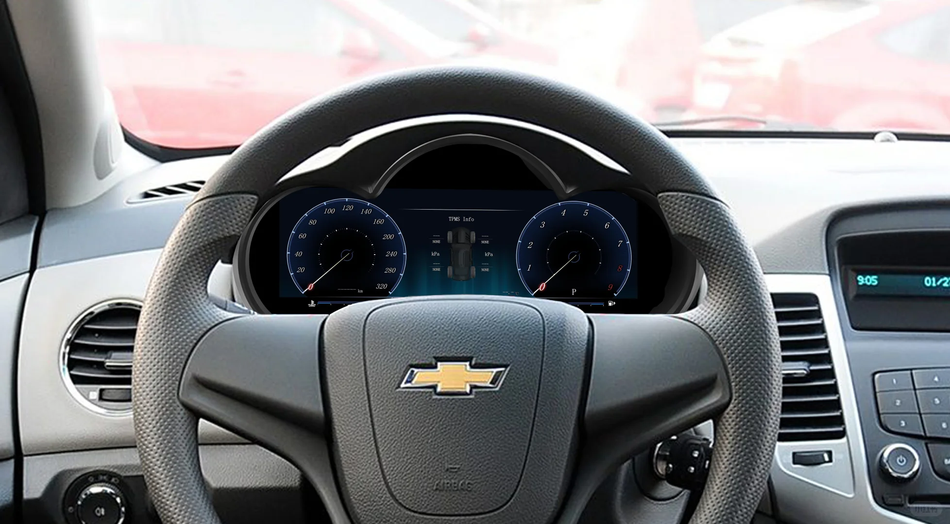 经典科鲁兹液晶仪表