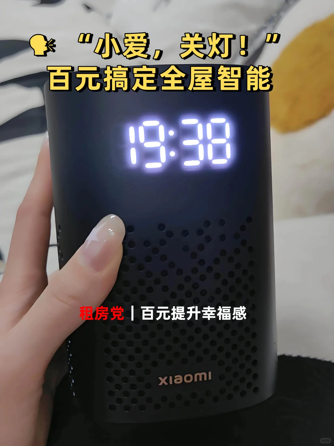 租房党逆袭！百元小爱实现智能家居?