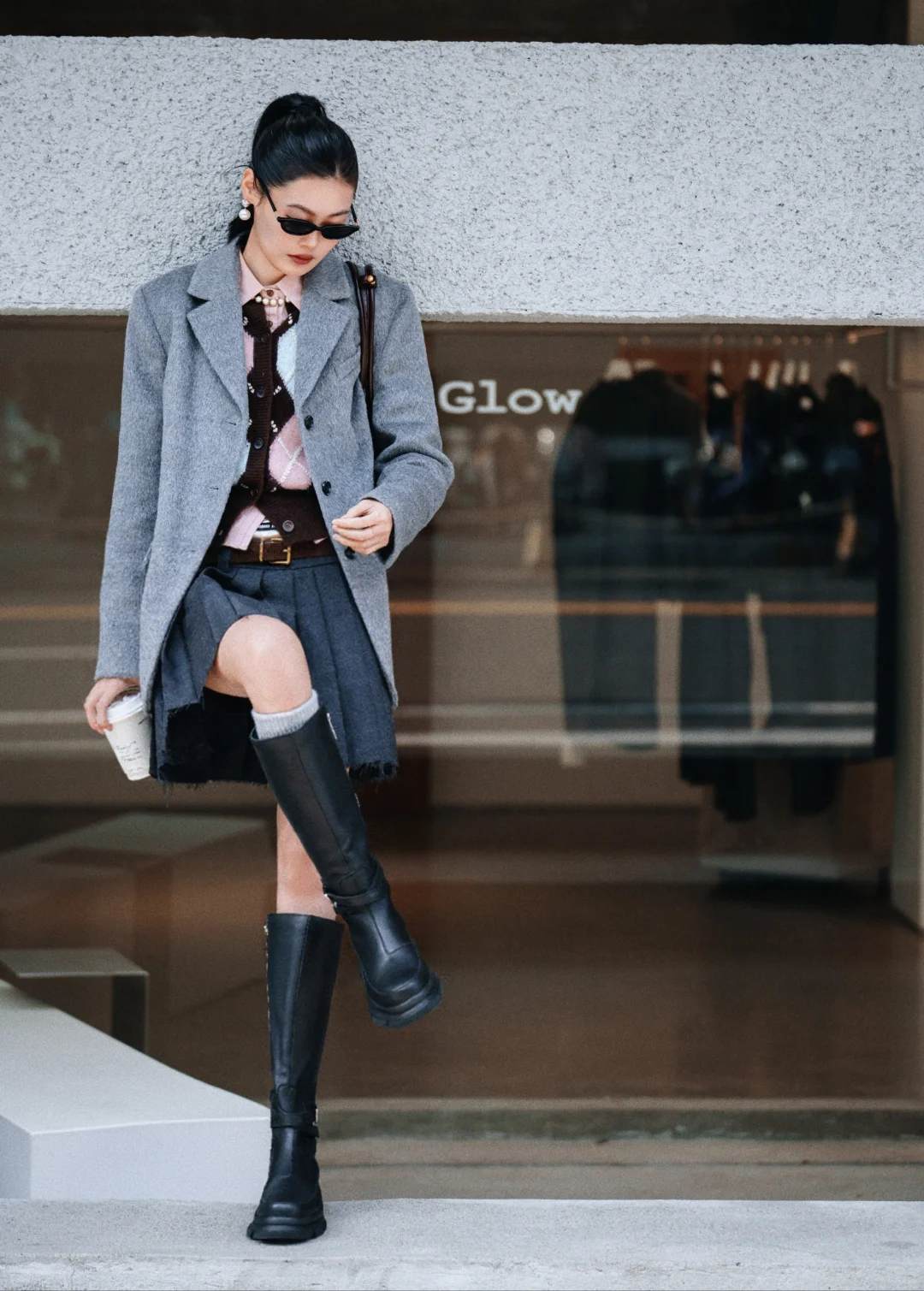 今日人设：高智感时髦学姐?