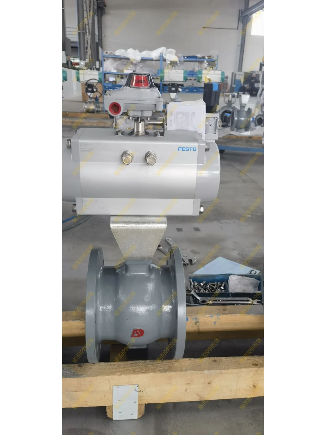 耀圣-电磁气动偏心 V 型球阀