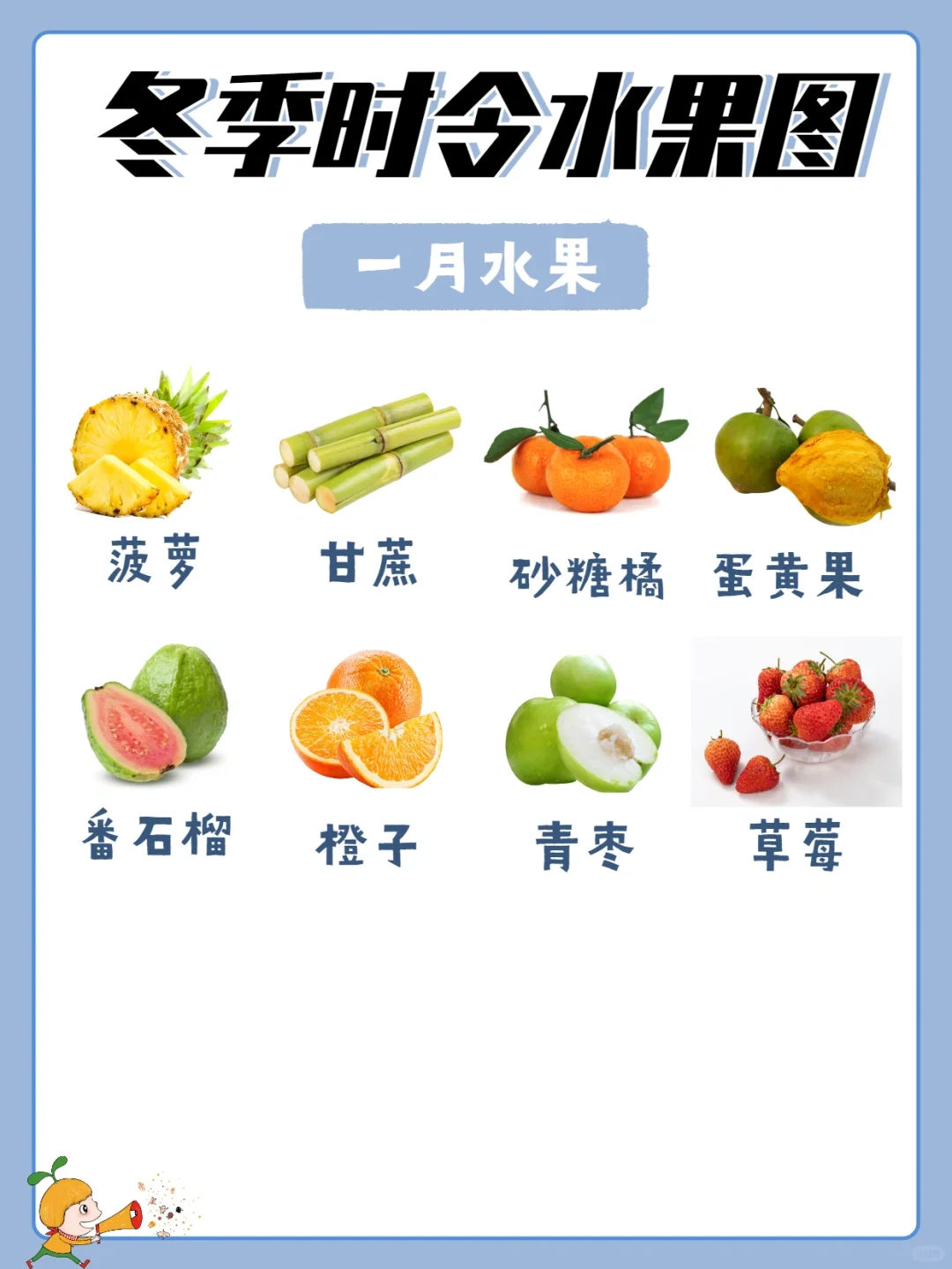 冬季时令水果图?热吃水果几项注意