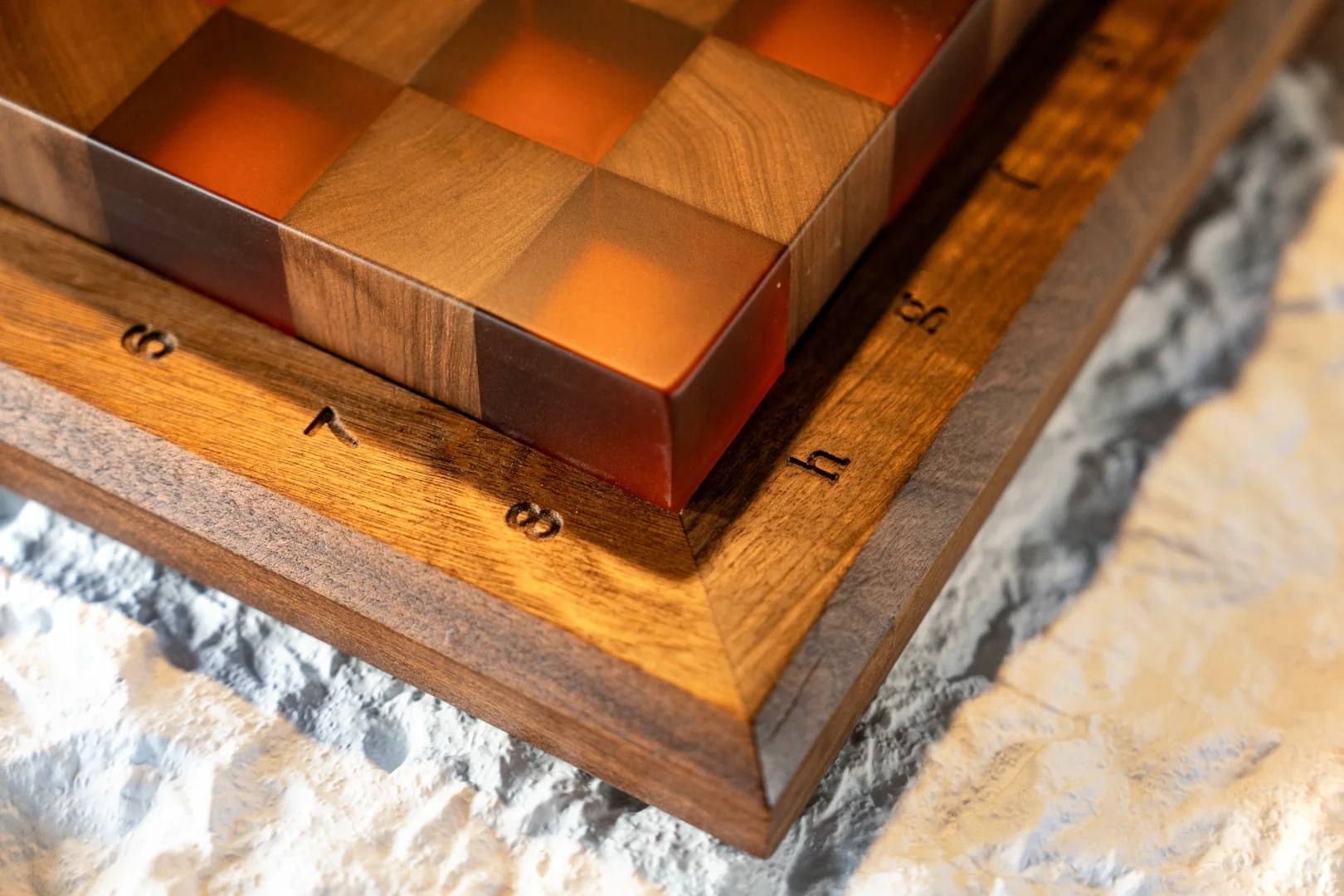 ▪️树脂｜手工定制树脂国际象棋棋盘