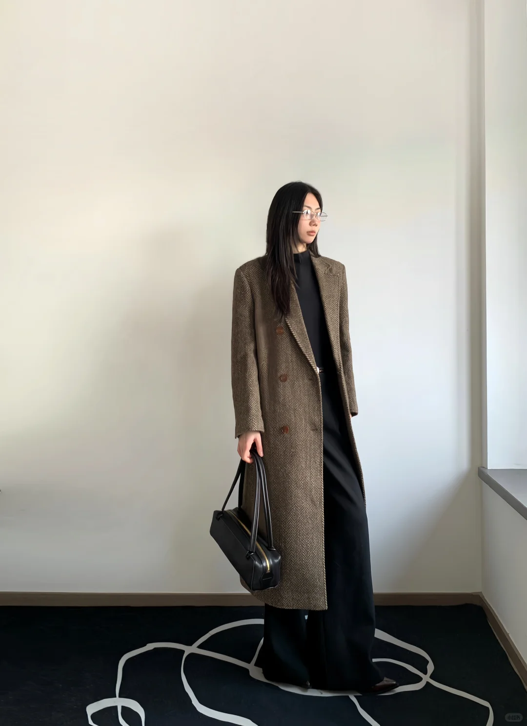 姐系氛围感｜高级allgrey驼色大衣穿搭合集