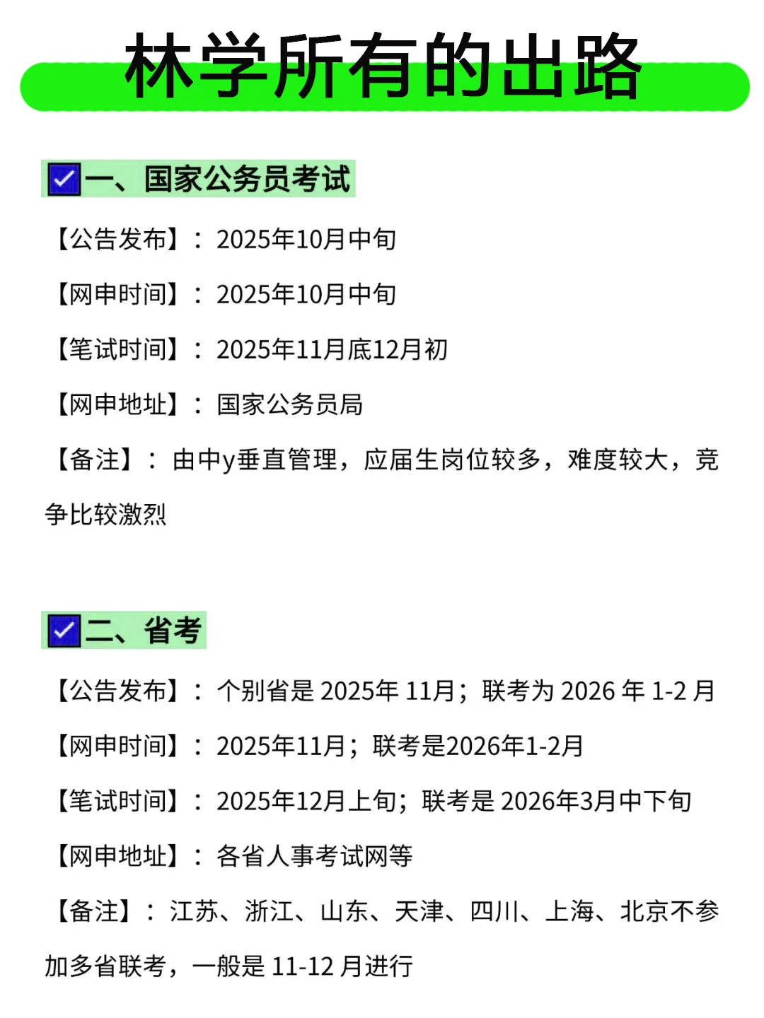 林学专业的铁饭碗来啦！