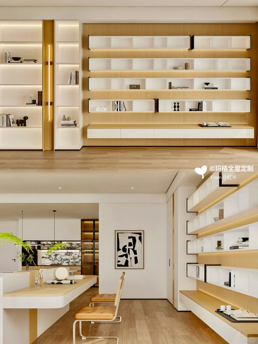 小户型都来抄原木极简风！大平层既视感?