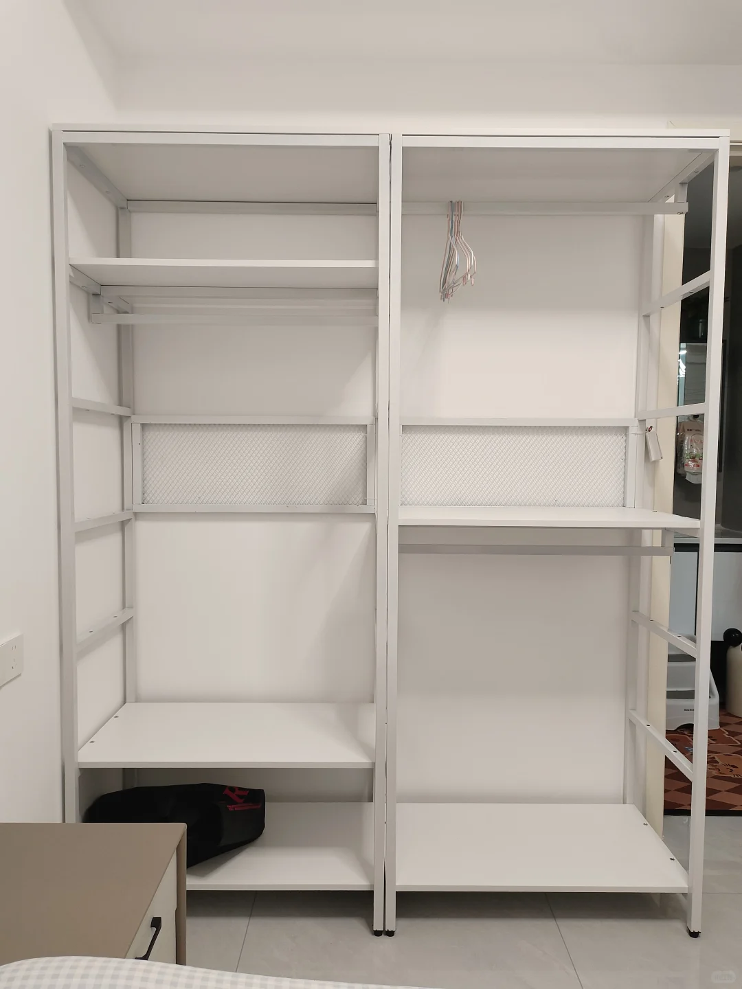 小红书果然能学到东西，货架衣柜安全下车！