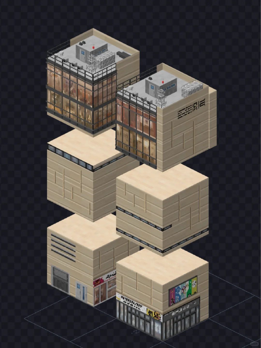 MC建筑模型，招长期合作模型师