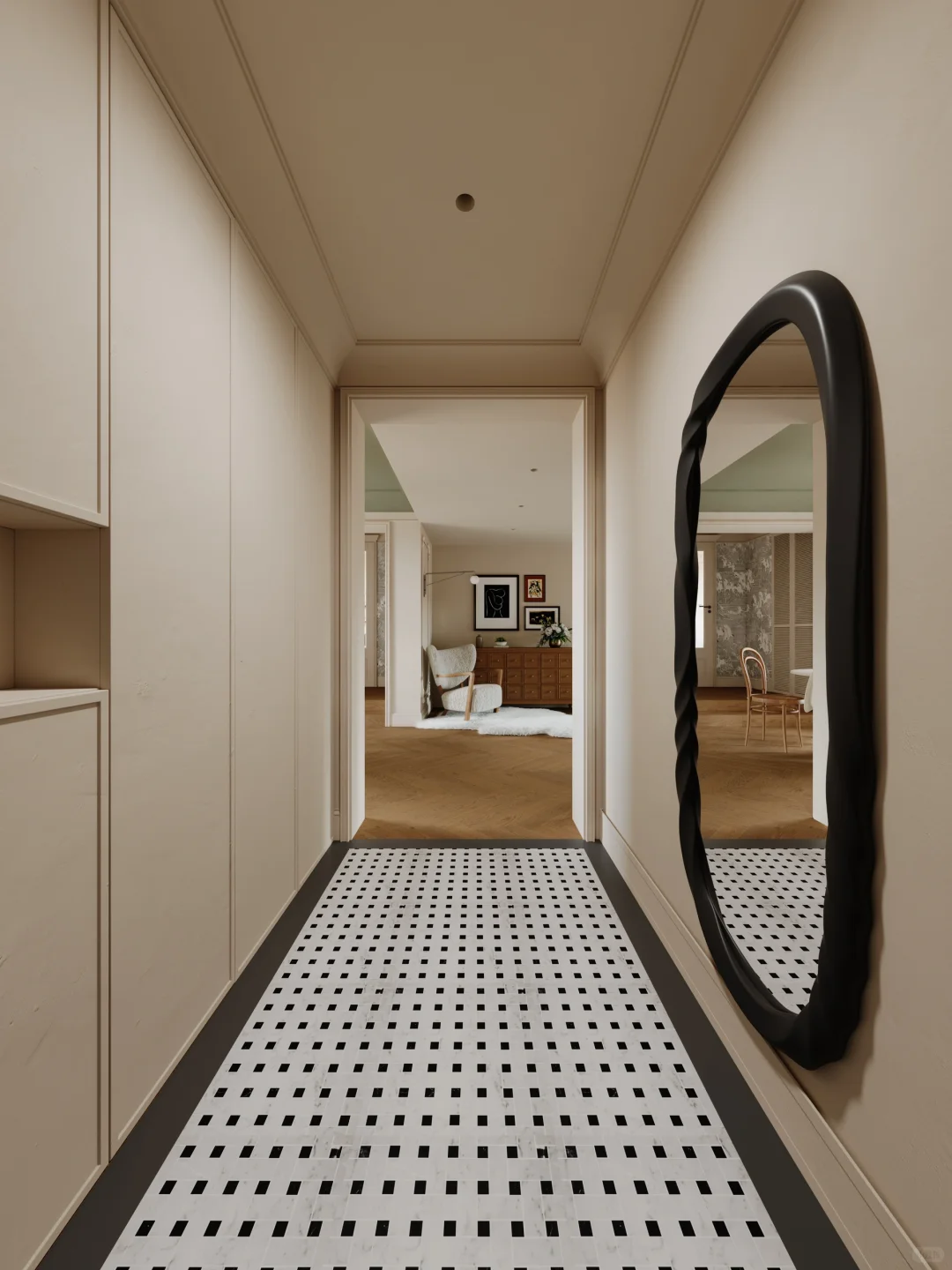 164㎡中古风老房改造，梳理家的布局（附图纸）