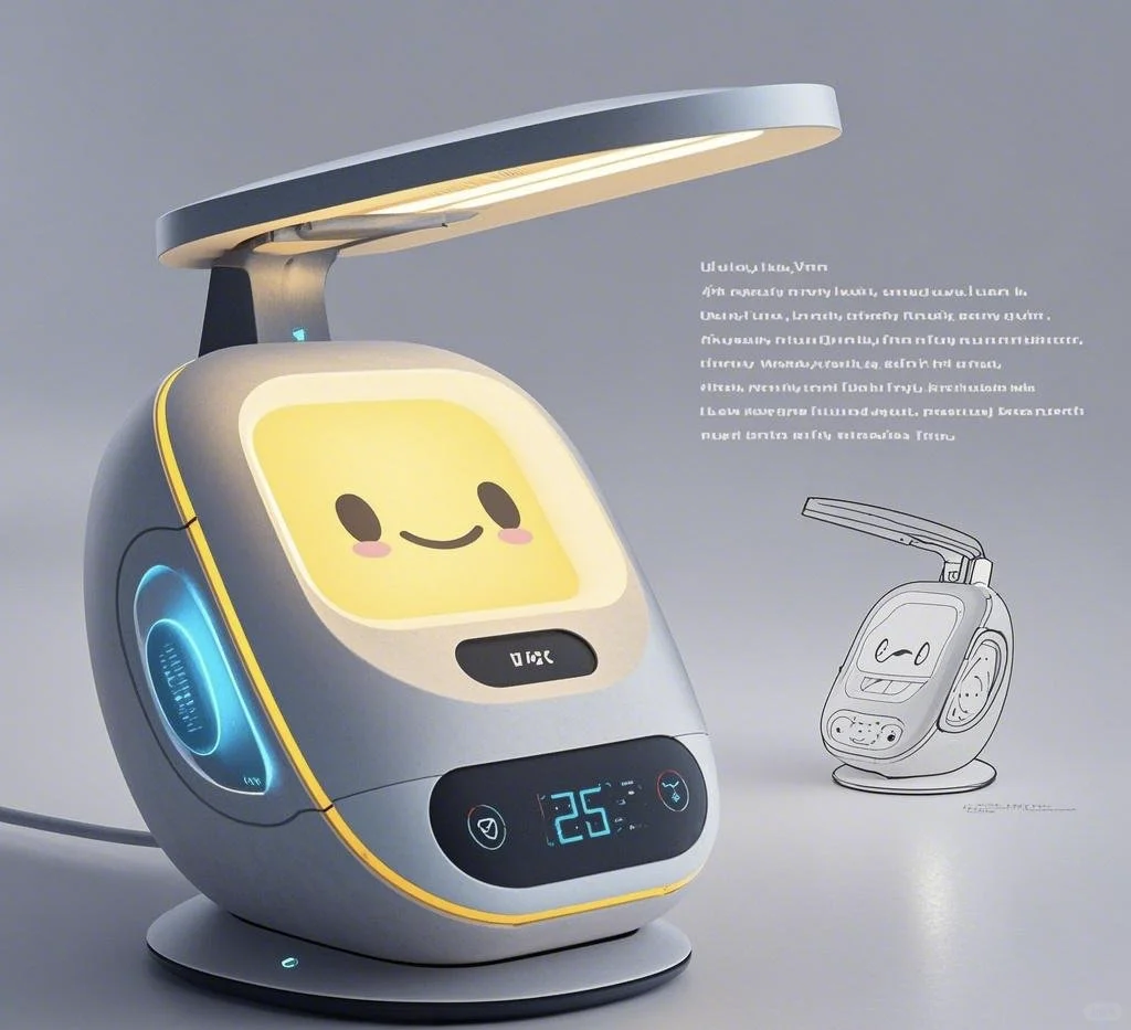 概念学习伴侣台灯:启明！你懂学习它懂你！