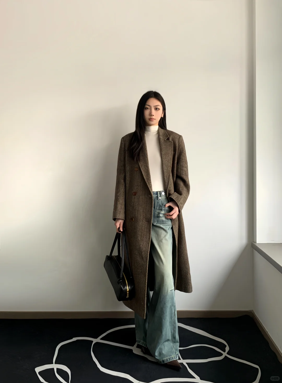 姐系氛围感｜高级allgrey驼色大衣穿搭合集
