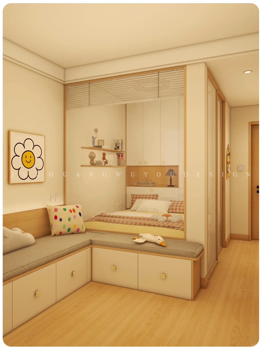 41m²?｜一房三用‼️原客厅改出✅主卧+✅客餐厅