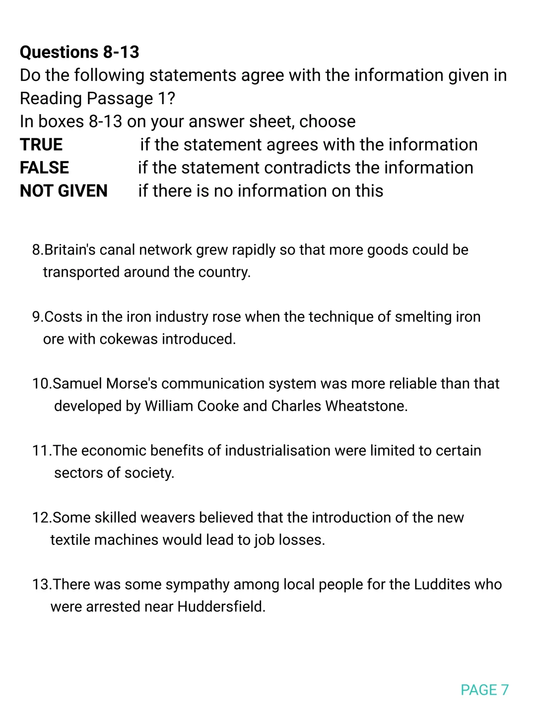 雅思阅读The Industrial Revolution