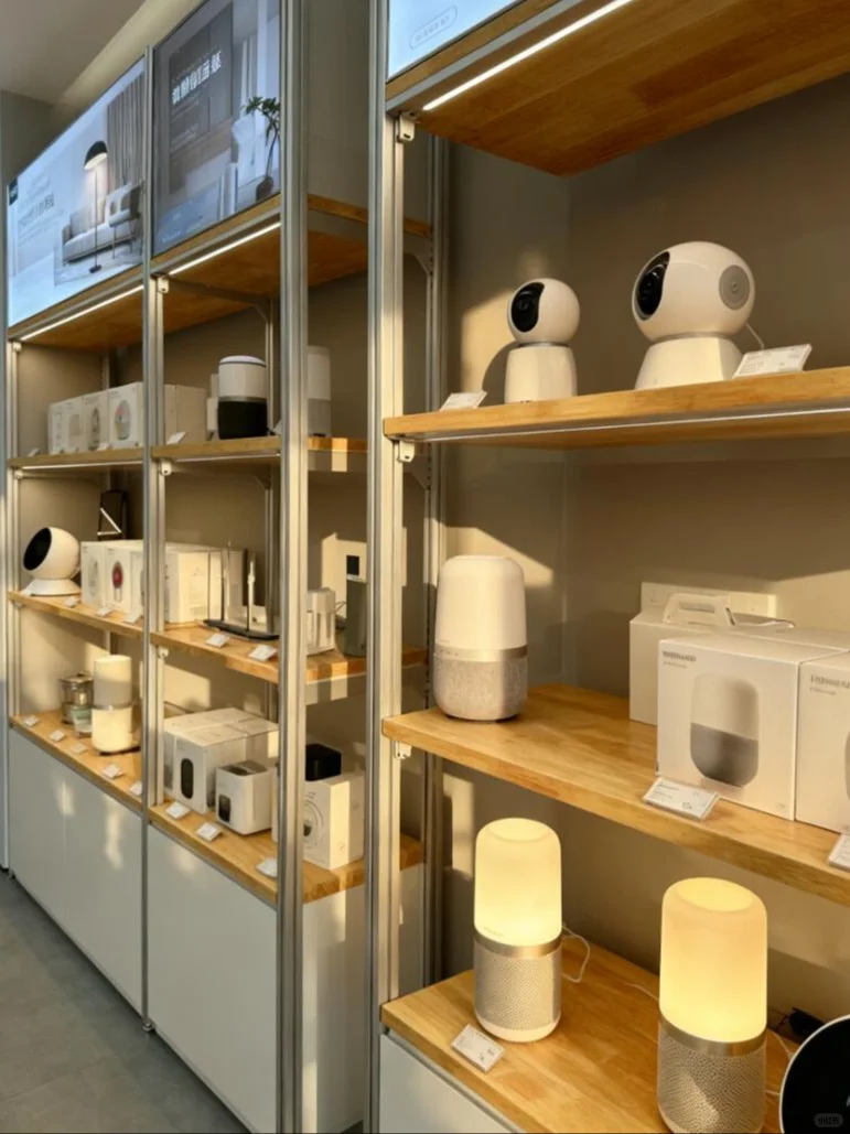 智能家居店陈列架｜这展示架把科技感与质感