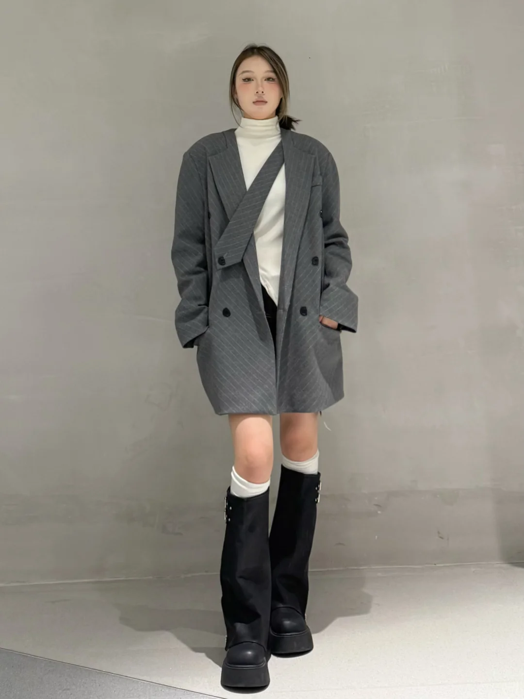 职场Outfits?｜充满高智感的格雷系西装?️