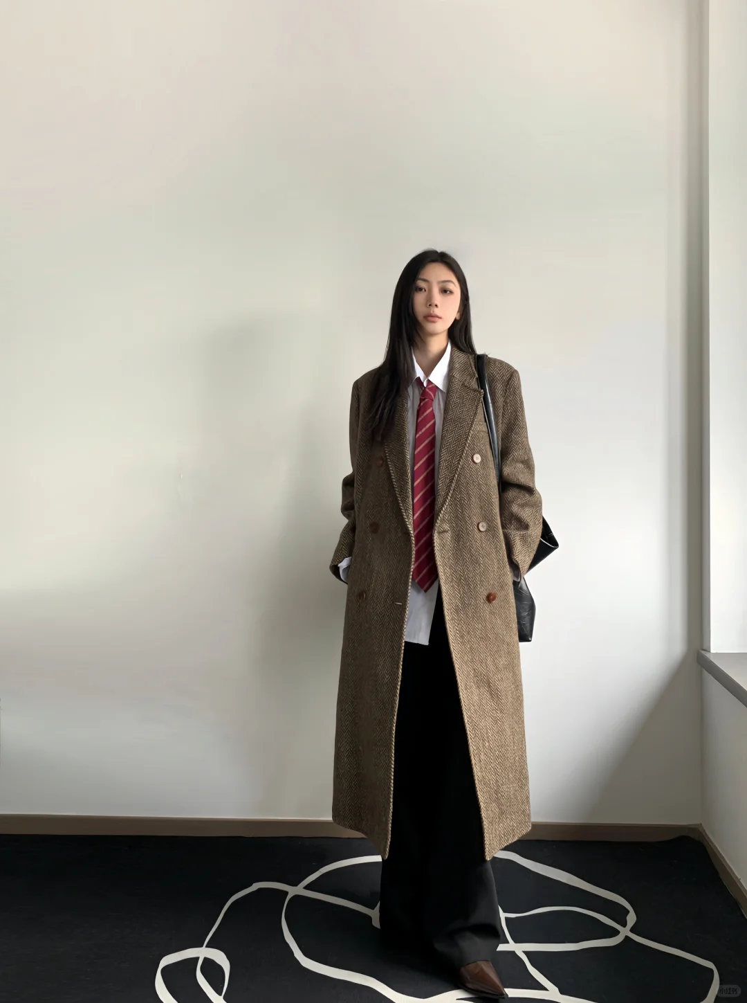 姐系氛围感｜高级allgrey驼色大衣穿搭合集