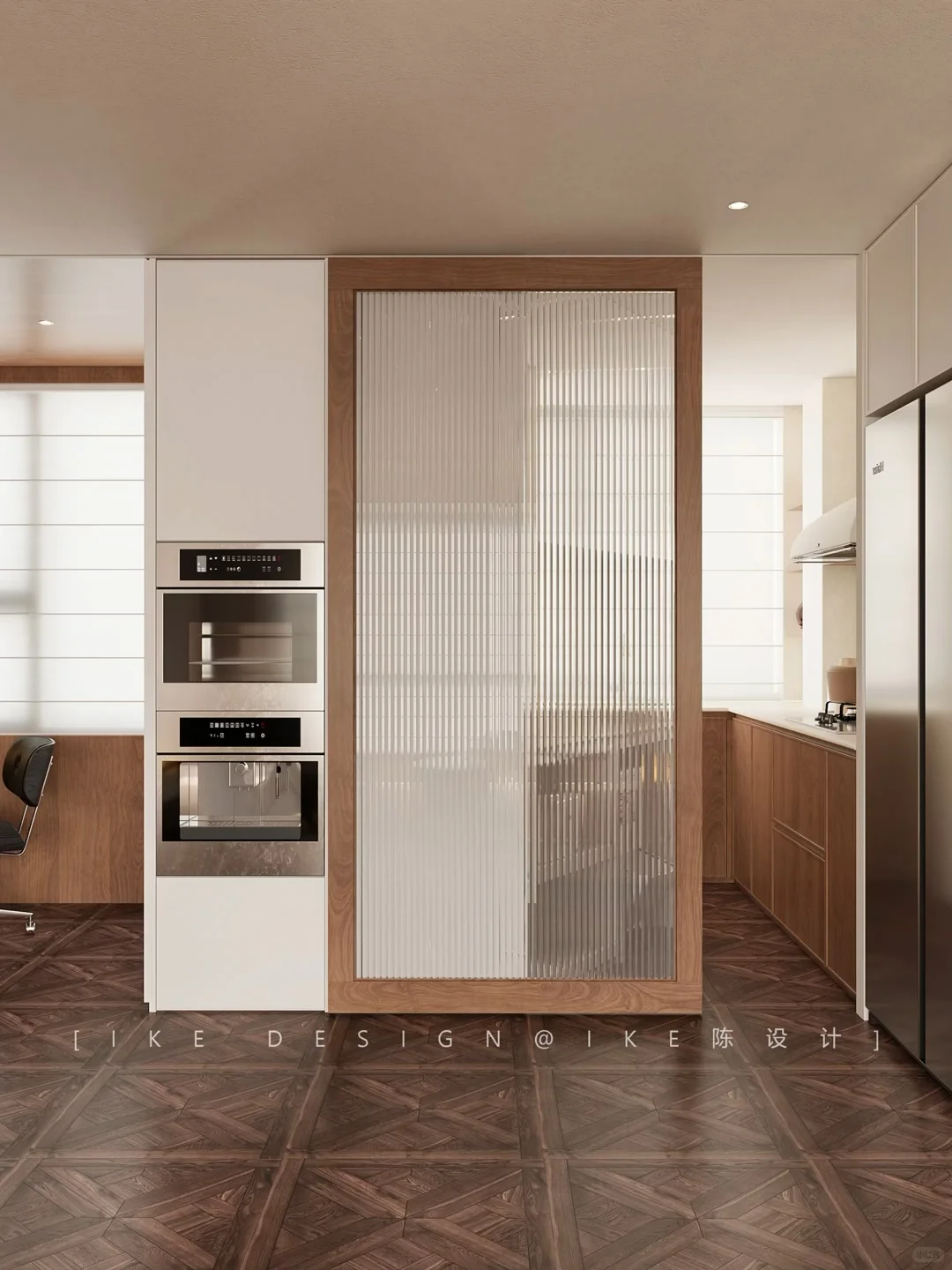 三个空间用一扇门，一门三用，太机智了！