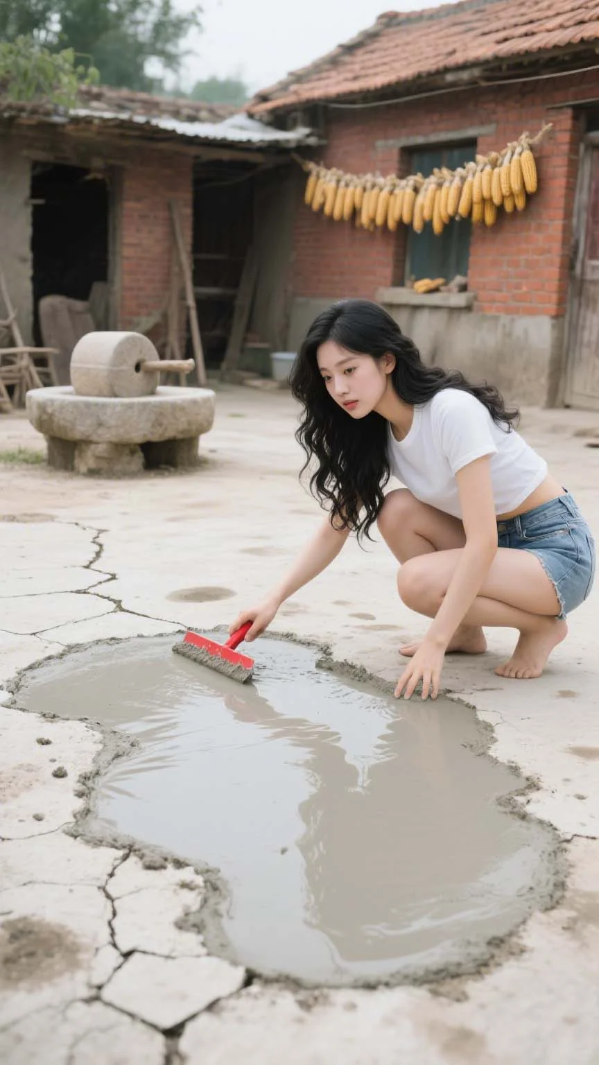 哇塞！路面修复水泥