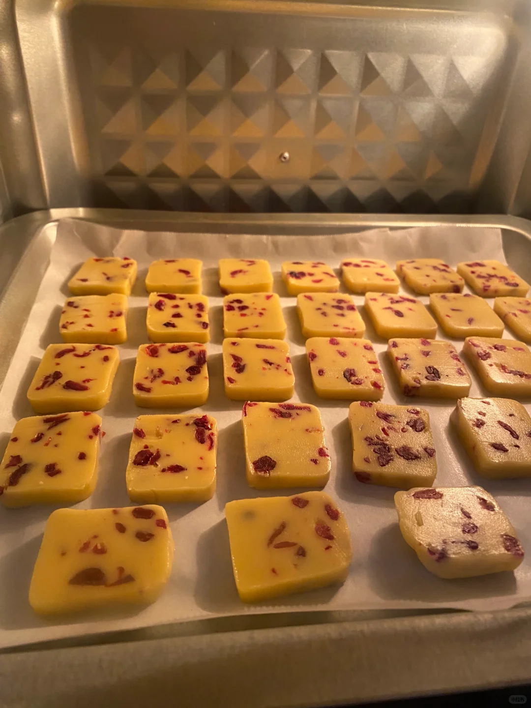 免打发!酥到掉渣的蔓越莓饼干?