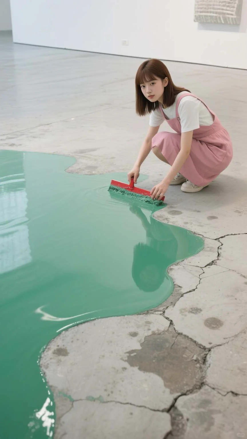 哇塞！路面修复水泥