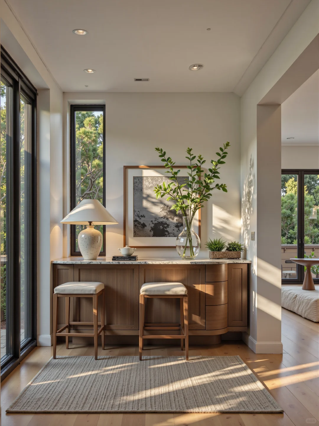 阳光洒进的客厅，太治愈了吧！