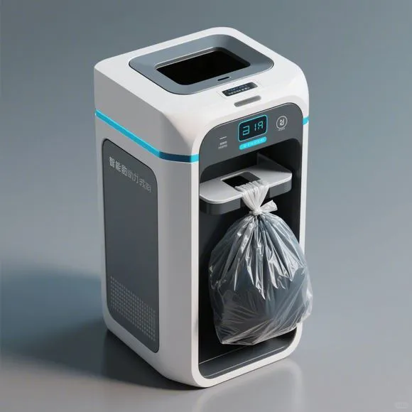 ?垃圾自动打包，这垃圾桶也太智能啦！