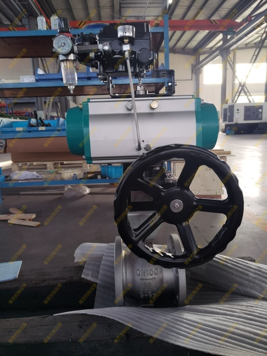 耀圣-电磁气动偏心 V 型球阀