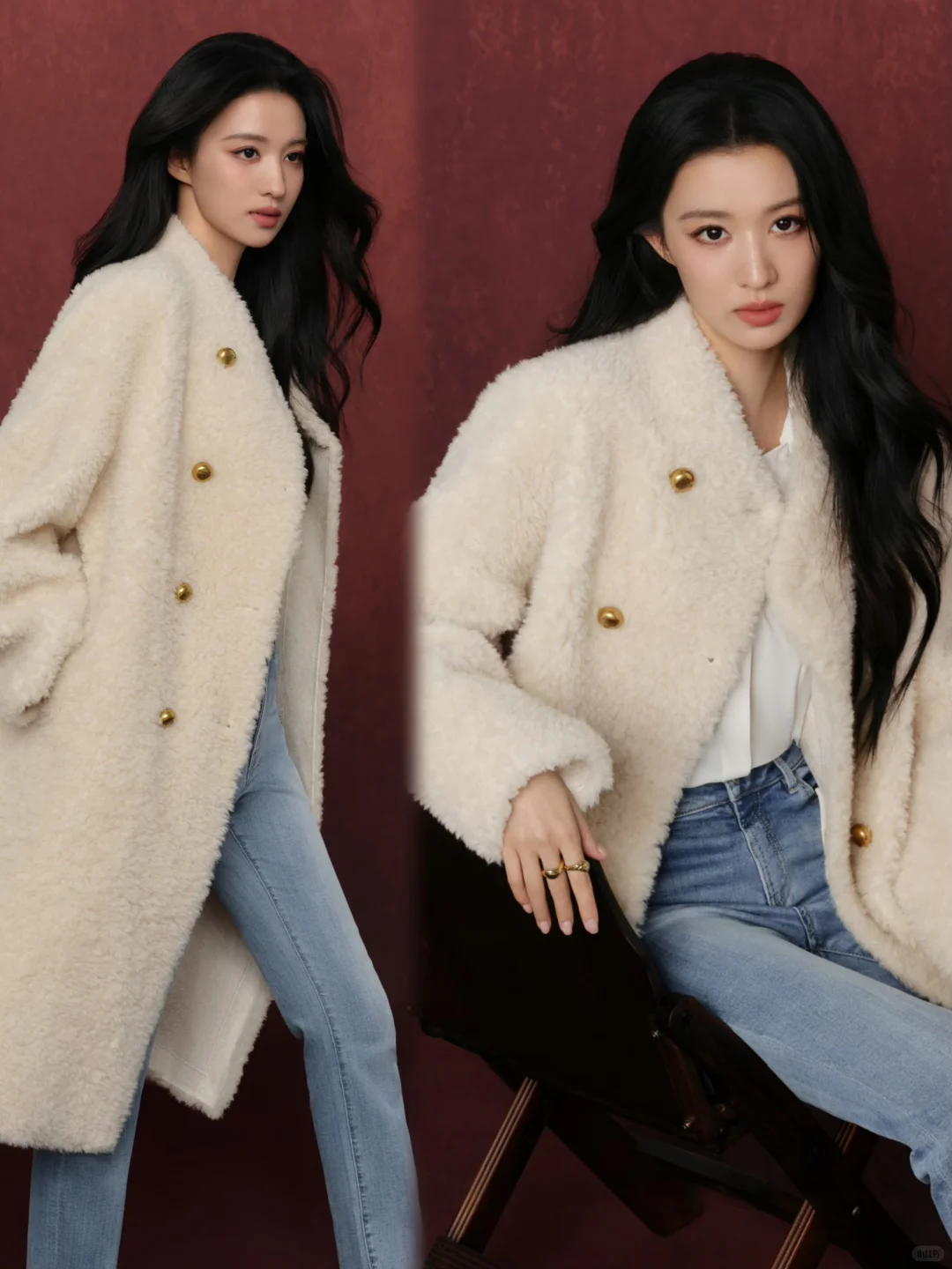 王楚然 太适合这种优雅高智感穿搭了‼