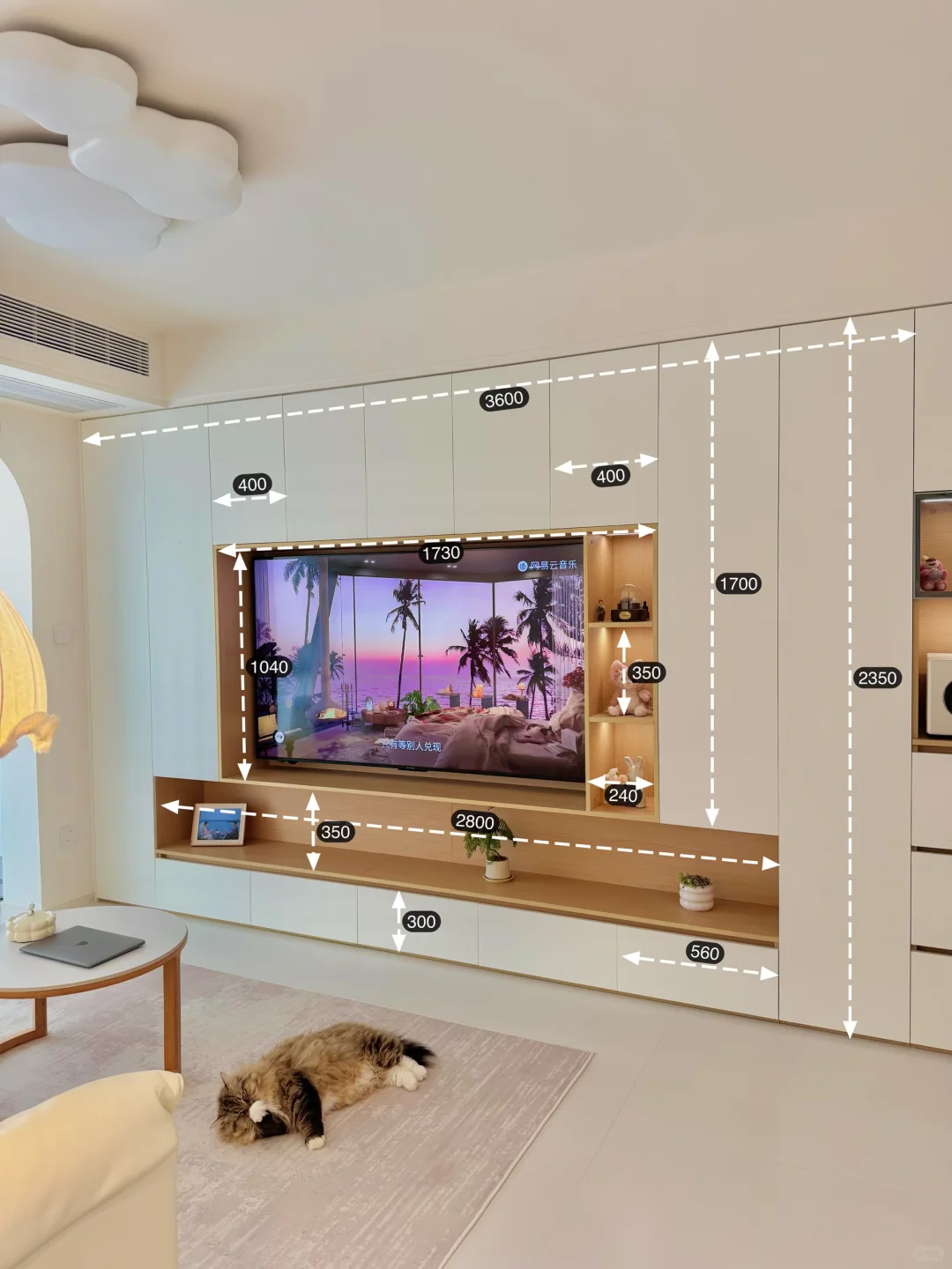 被80w人围观过的满墙柜子,?尺寸分享