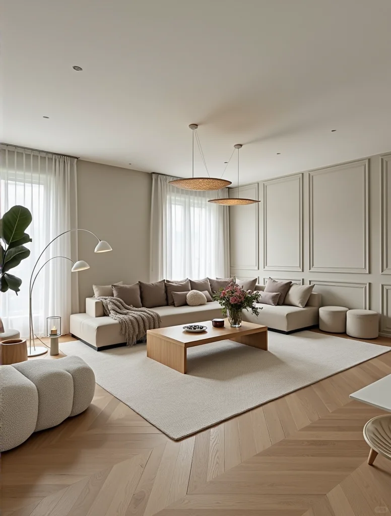 ? 123㎡现代简约私宅全解析｜细节控狂喜