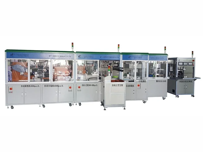 电动工具电池动力电池组半自动生产线