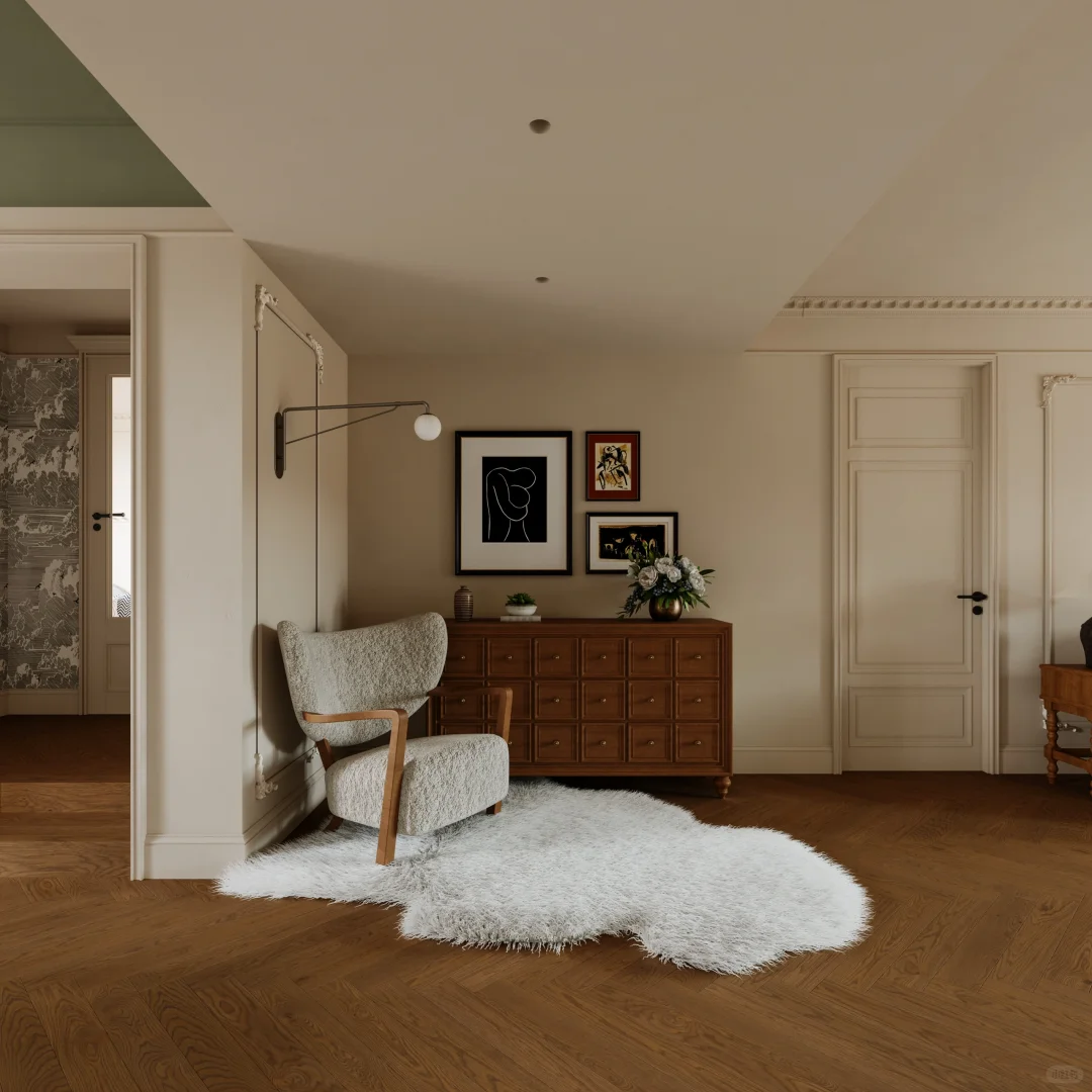 164㎡中古风老房改造，梳理家的布局（附图纸）