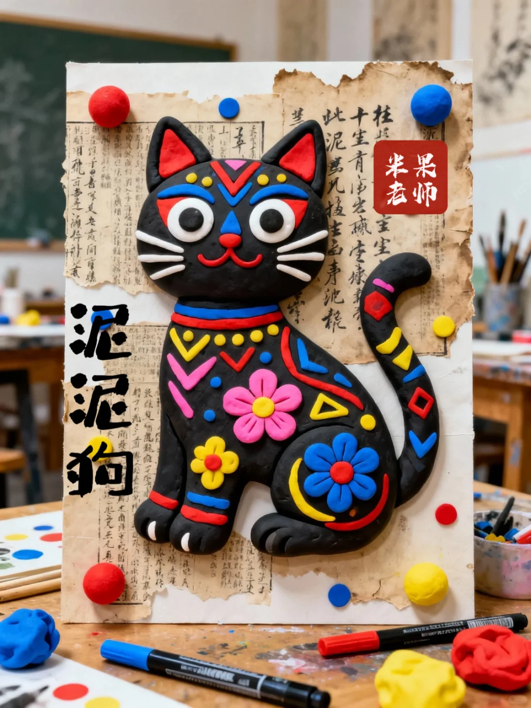 泥泥狗手工?非遗美术课件