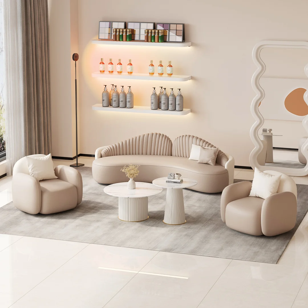 弧形沙发，打造简约优雅的家居空间