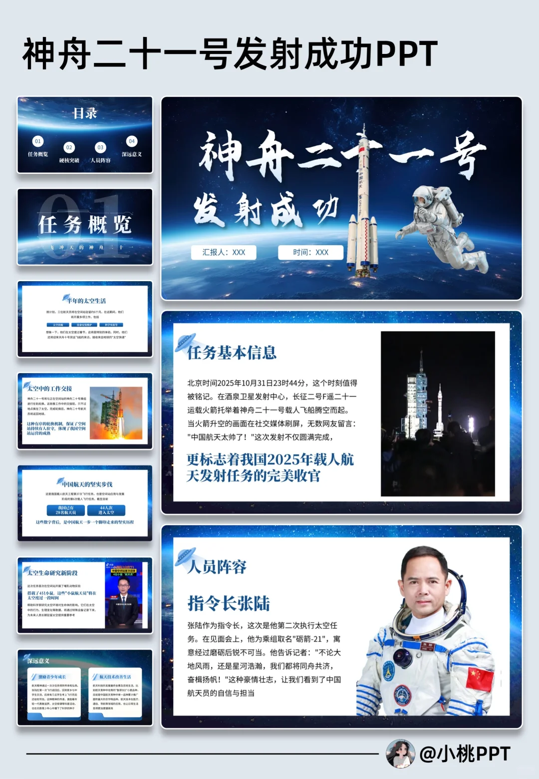 热点PPT:神舟二十一号成功发射对接空间站