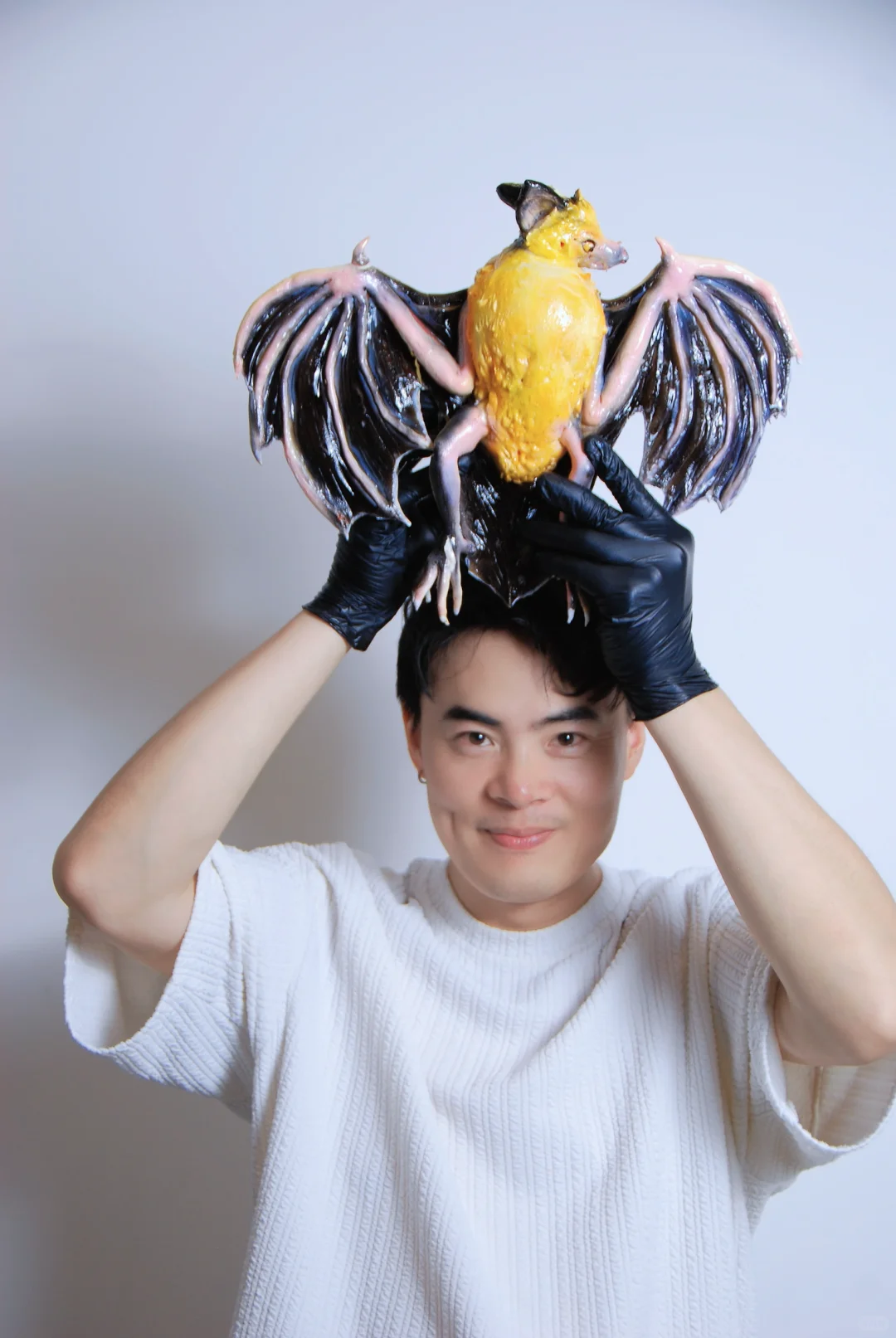 面包蝙蝠，烘烤前与烘烤后的区别