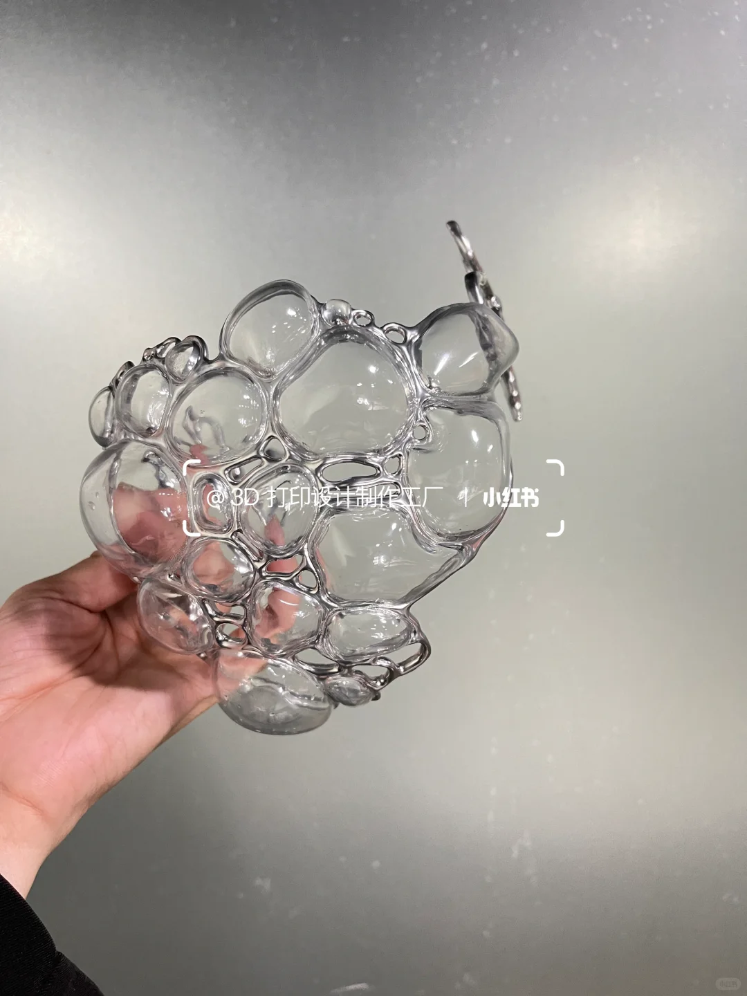 电镀银结合透明树脂